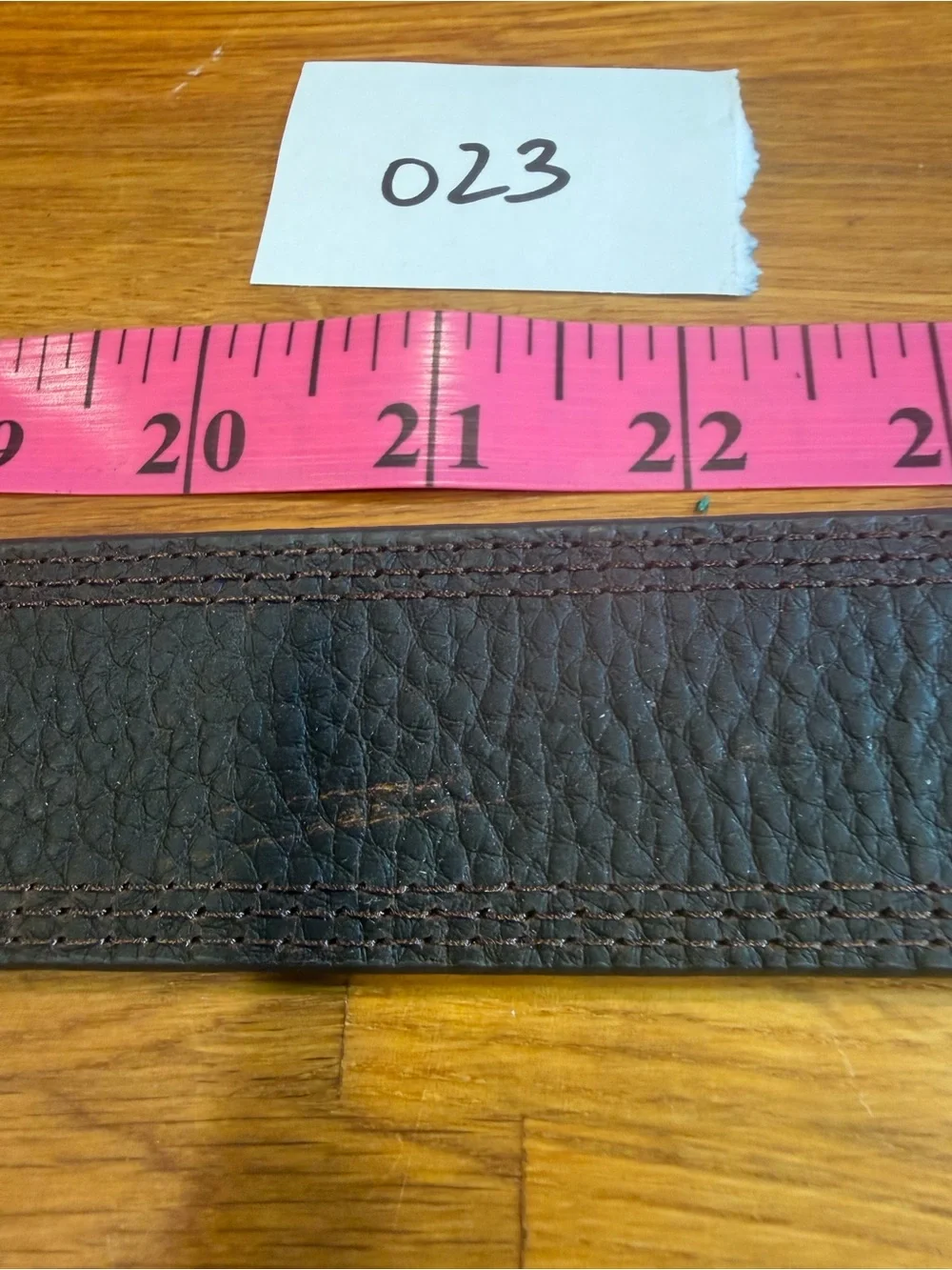 Ariat Brown Leather Belt with changeable Silver Buckle (023)